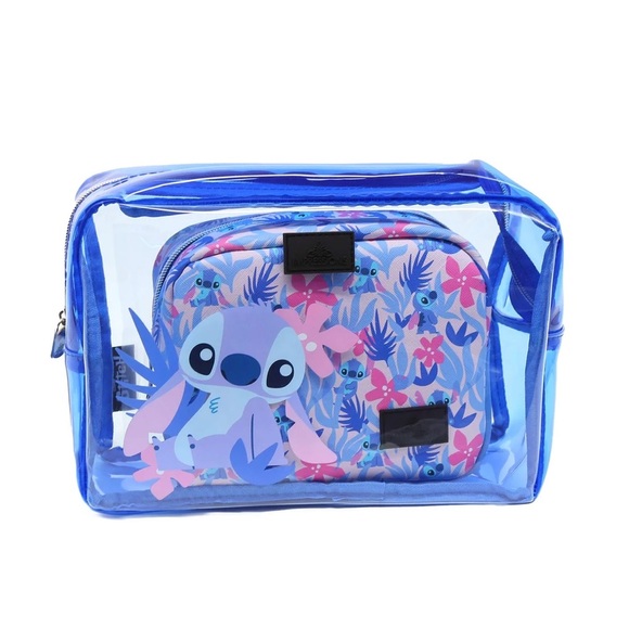 Disney Stitch Cosmetic Bag Set - Picture 2 of 6